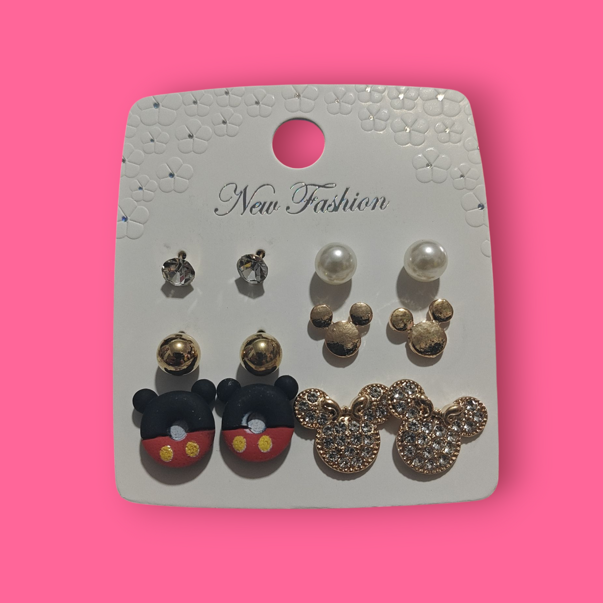 Set aretes Mickey Mouse