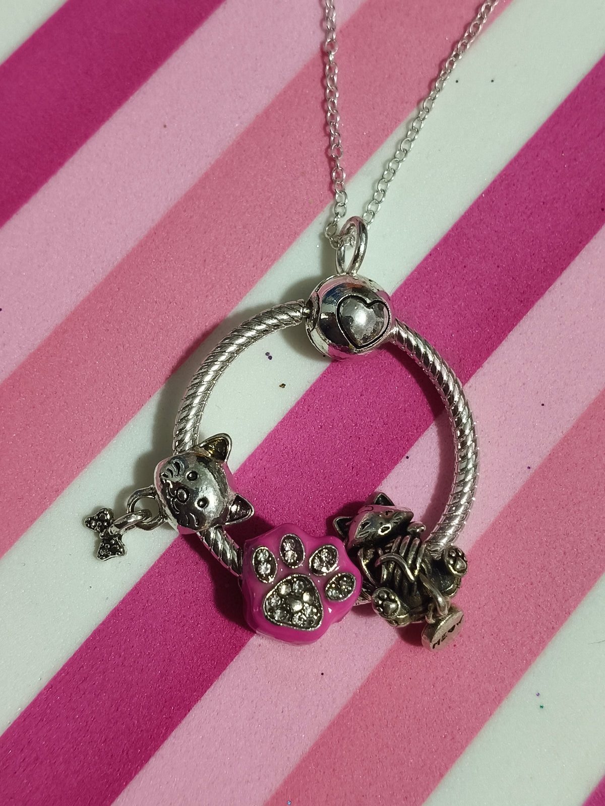 Collar Gatitos 😻 Redondo