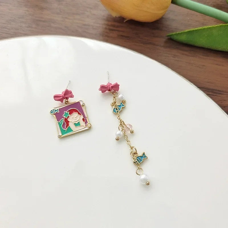Aretes Asimétricos Princesas