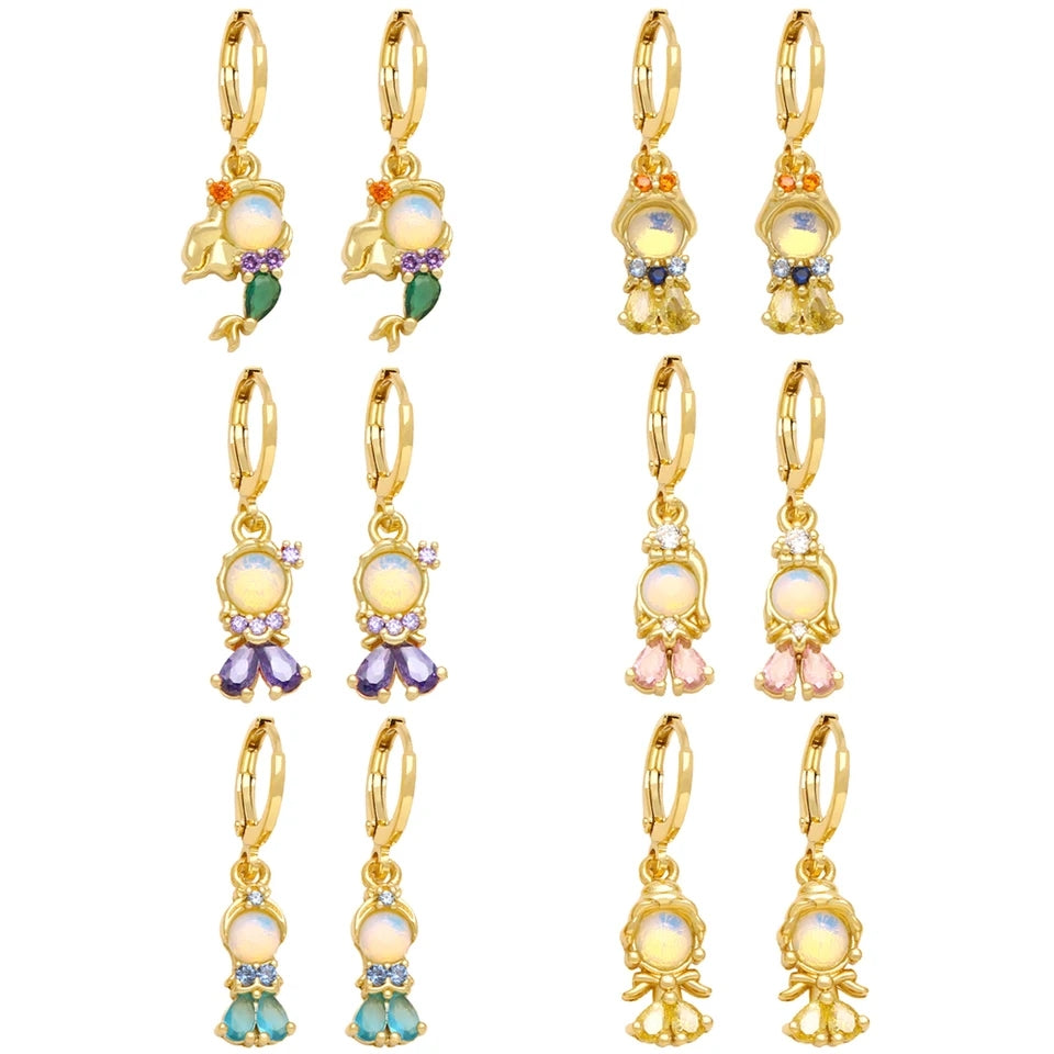 Aretes Princesas (Par)