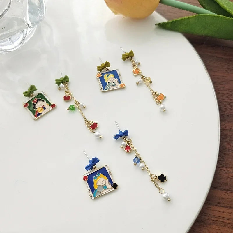 Aretes Asimétricos Princesas