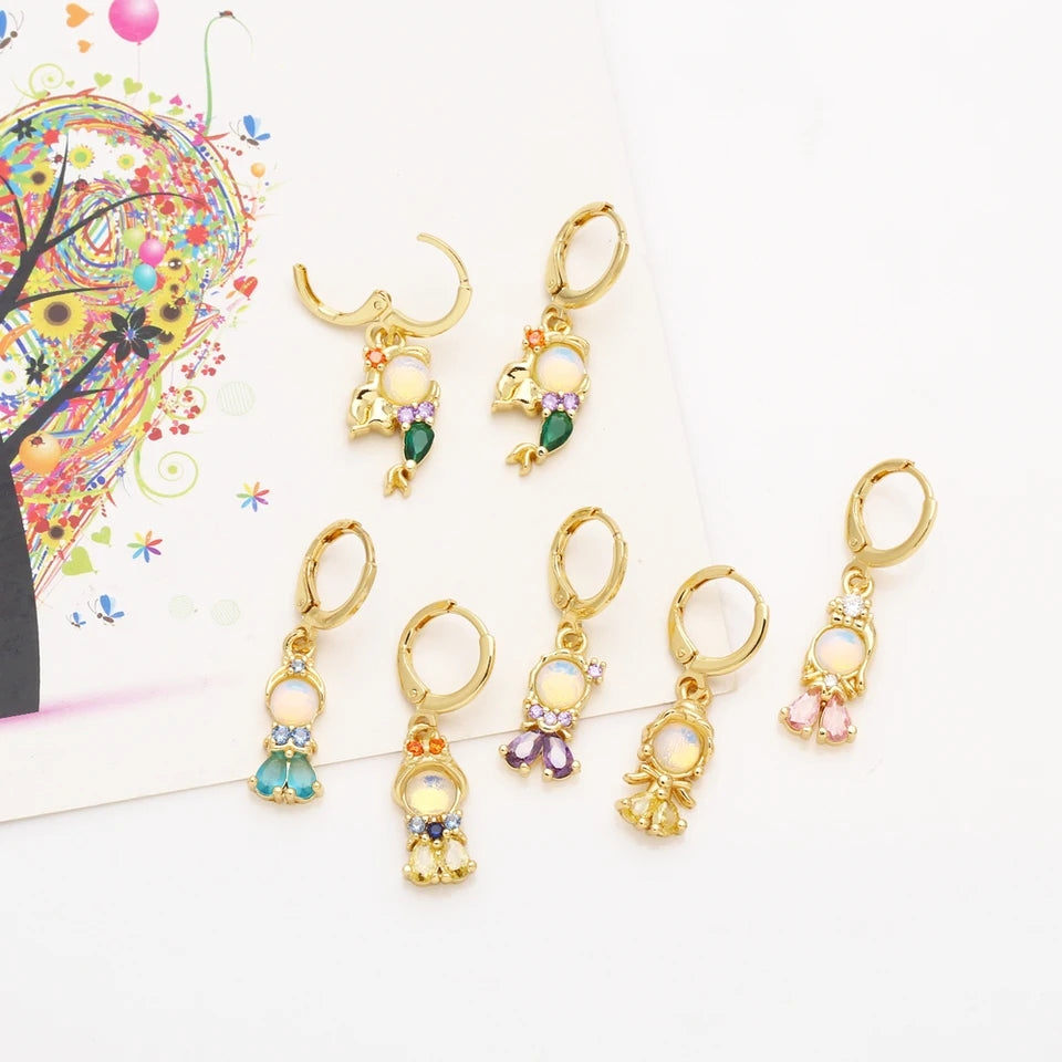 Aretes Princesas (Par)