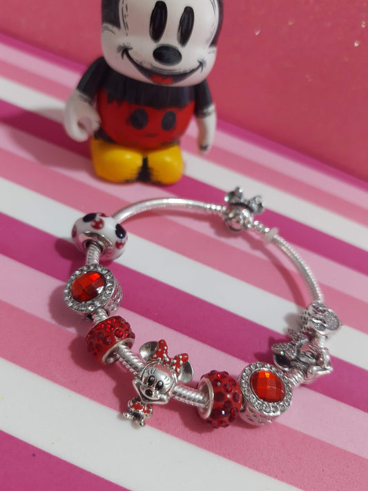 Pulsera Minnie (Plata)