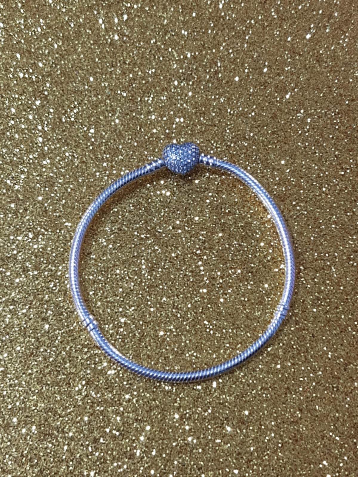 Brazalete Moments Corazón Brilloso (Plata)