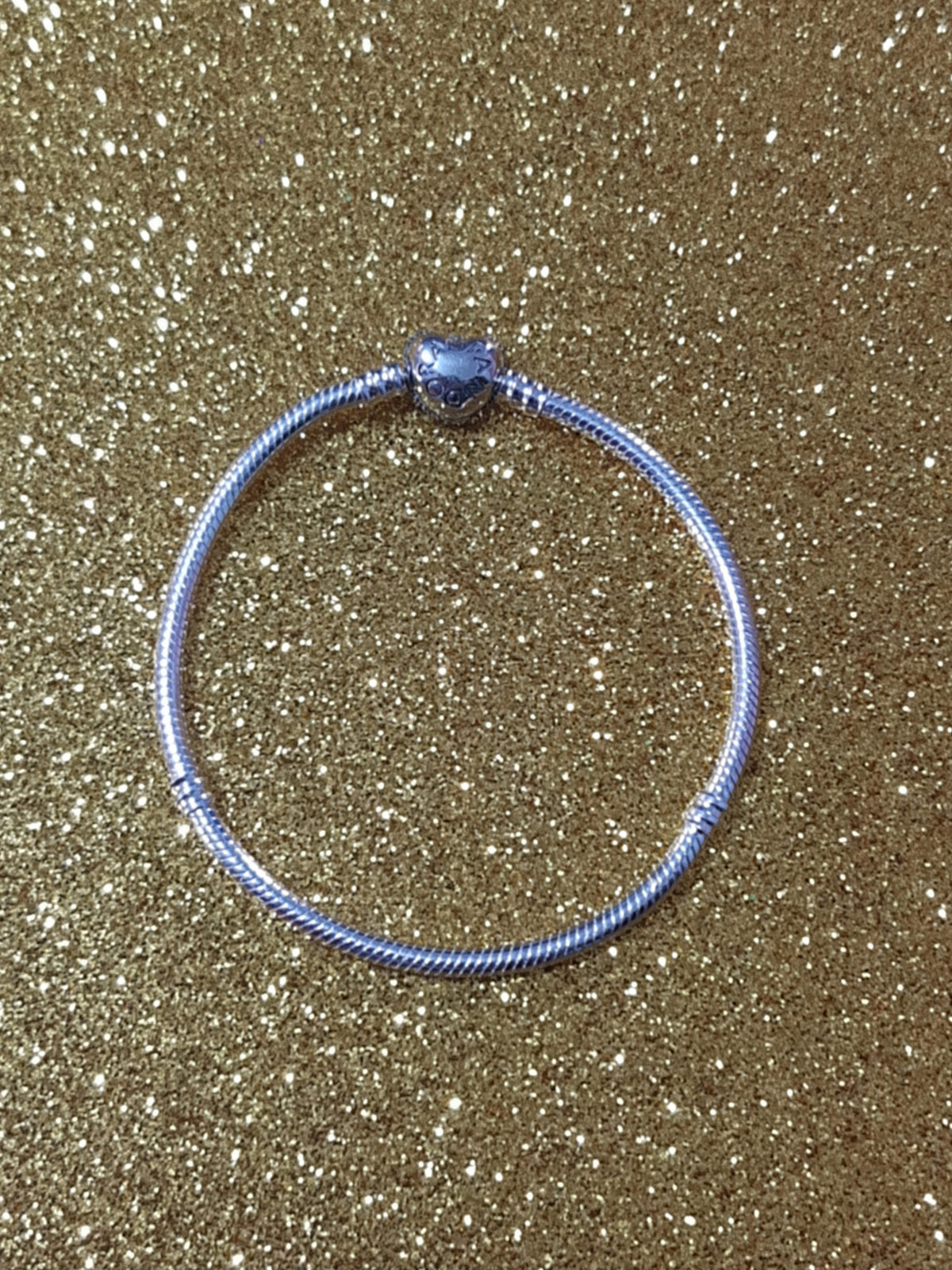 Brazalete Moments Corazón Brilloso (Plata)
