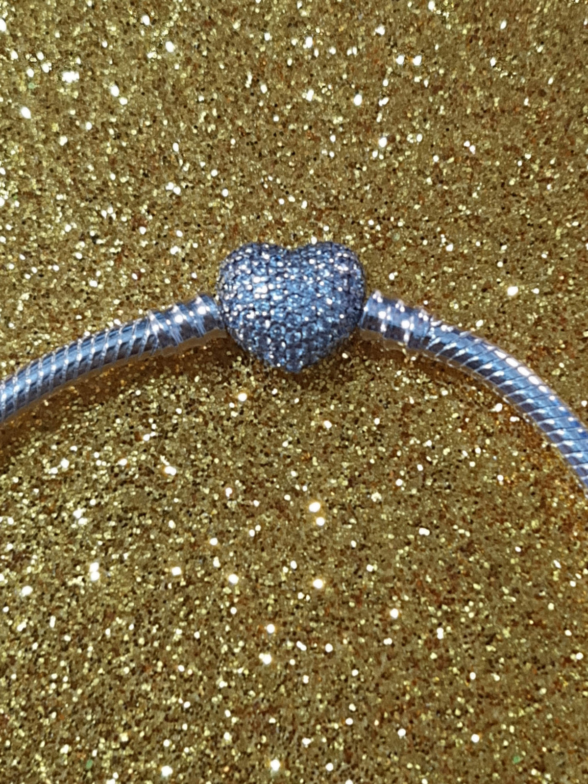 Brazalete Moments Corazón Brilloso (Plata)