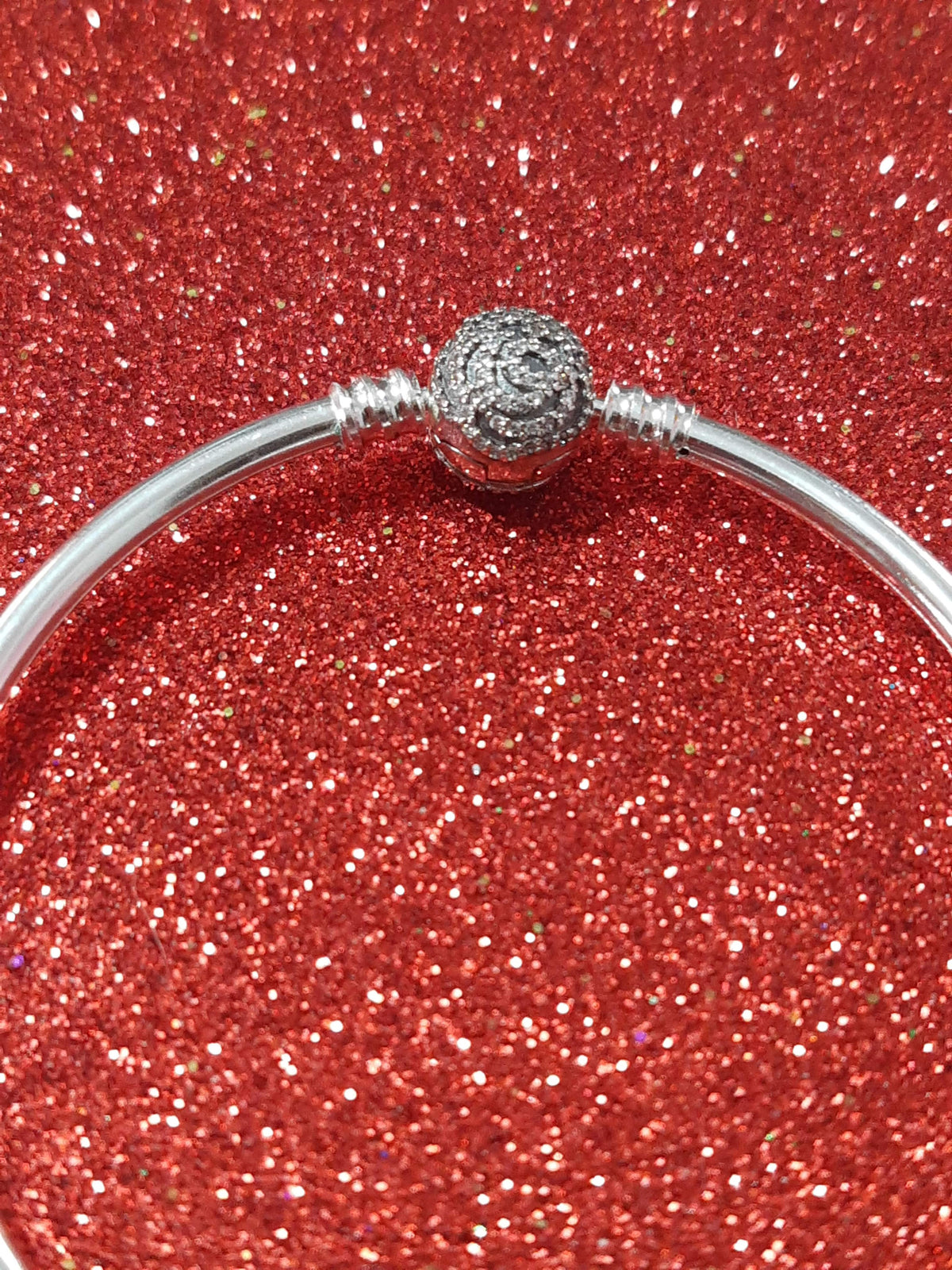 Brazalete Rosa 🌹 (Plata)