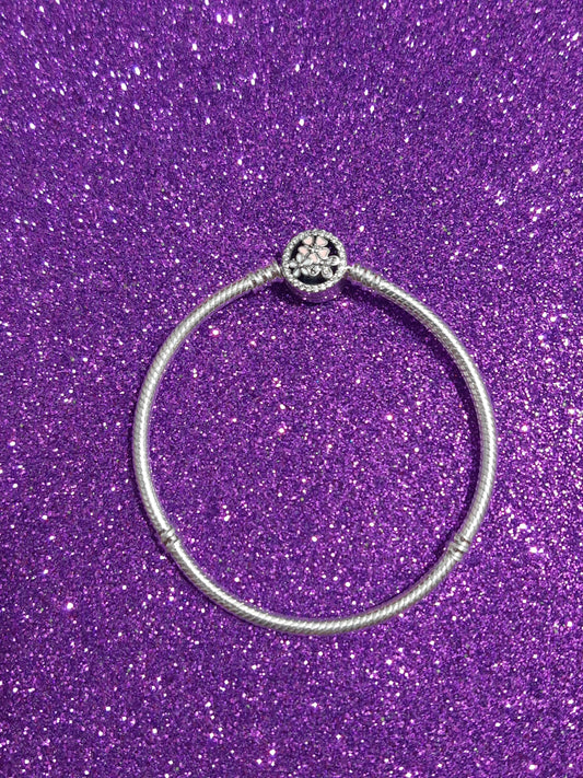 Brazalete Flores 💐 (Plata)