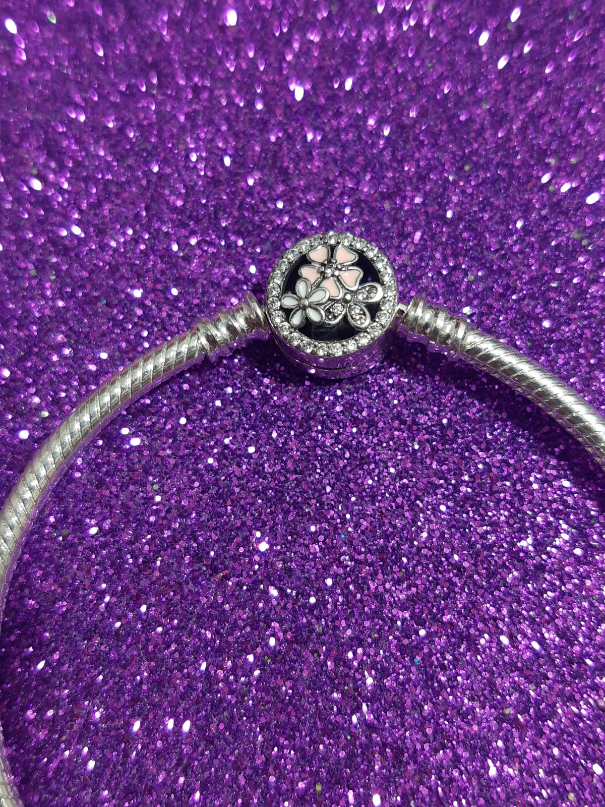 Brazalete Flores 💐 (Plata)
