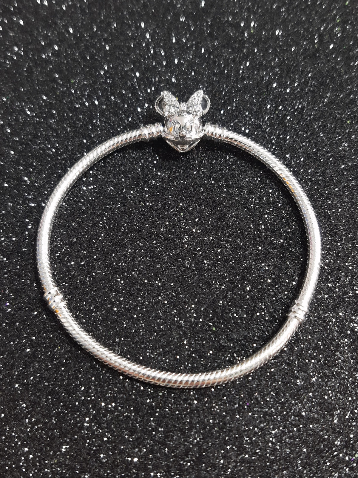 Brazalete Minnie Plata 💓