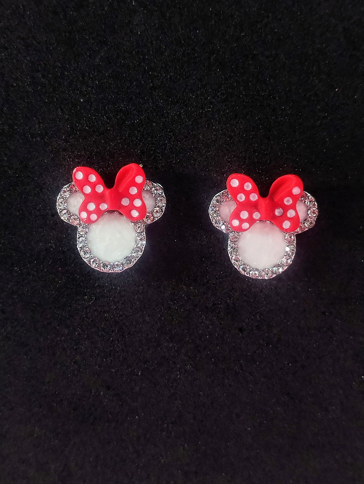 Aretes Minnie Moño Rojo 🎁
