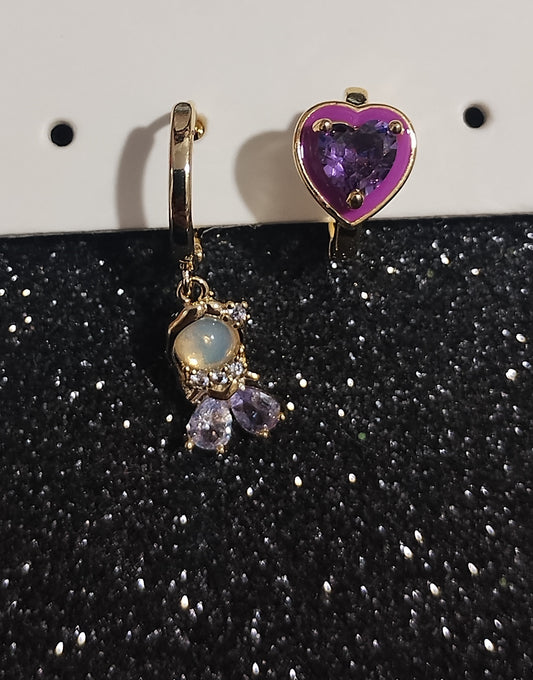 Aretes Princesas y Corazones 💓❤️