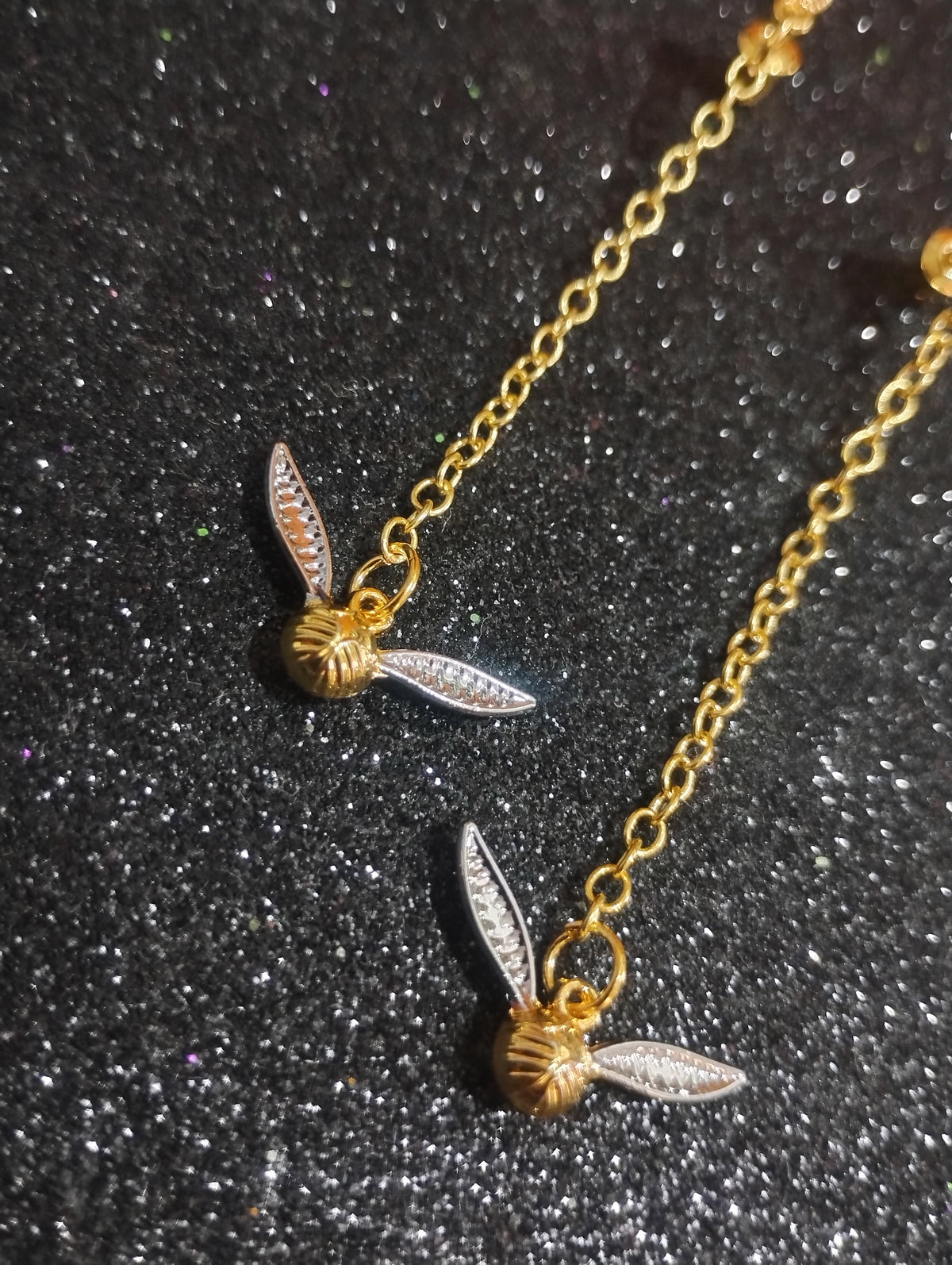 Aretes Snitch Dorada 💛