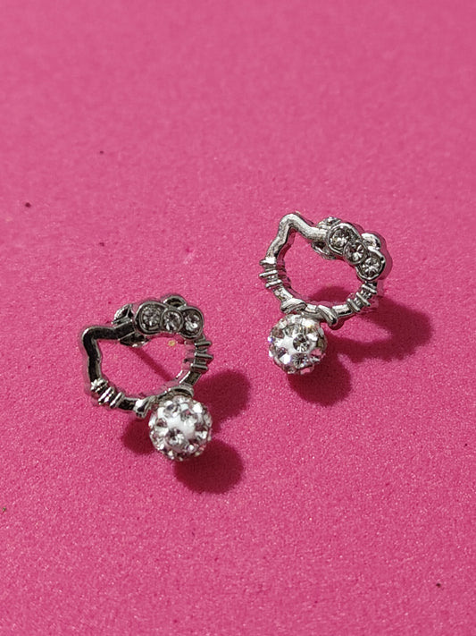 Aretes mini Hello Kitty! 😻