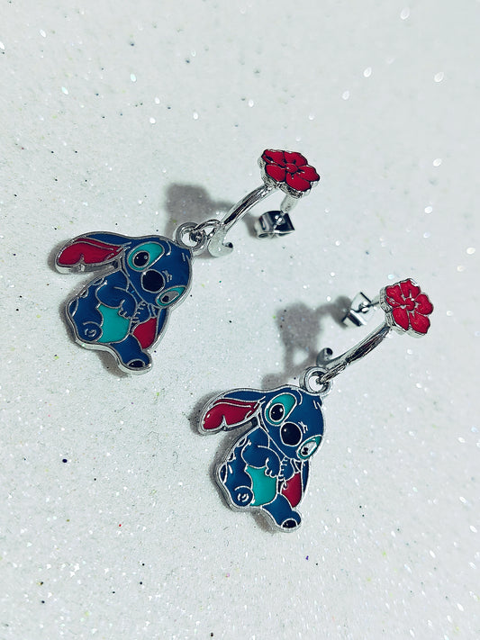 Aretes Stitch: Ohana Means Family 🌸
