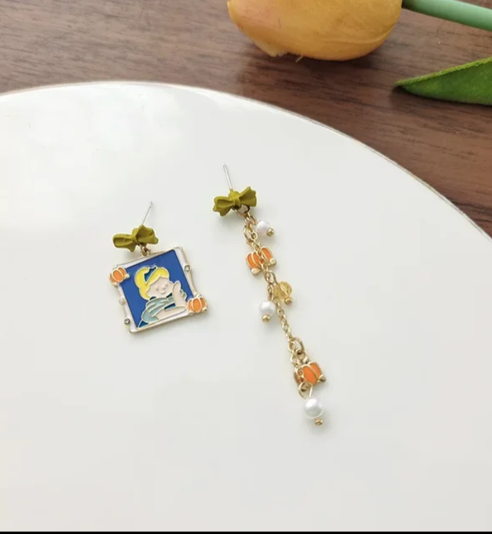 Aretes Asimétricos Princesas