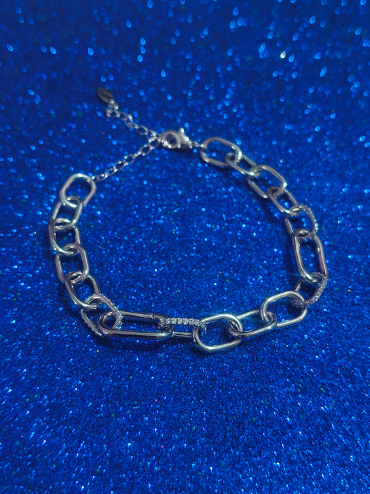 Brazalete para charms (Plata)