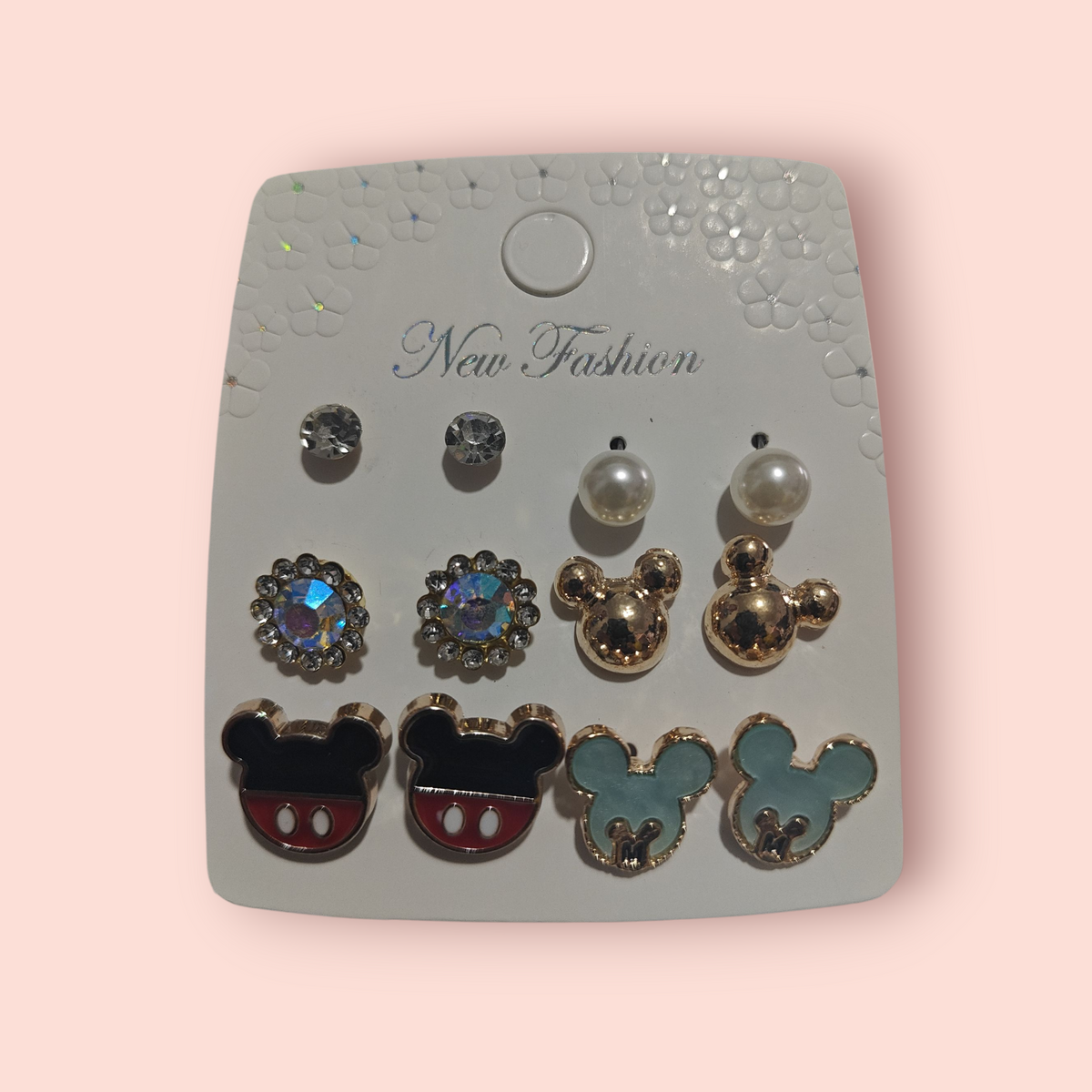 Set aretes Mickey Mouse
