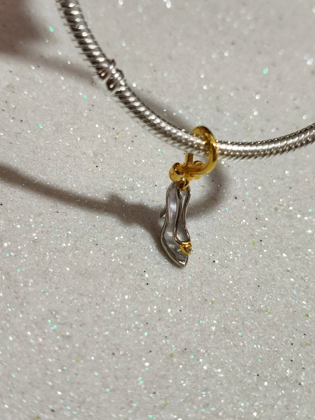 Zapatilla Cenicienta 👠 (Plata)