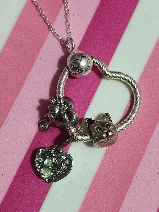 Collar Gatitos 😻 Corazón